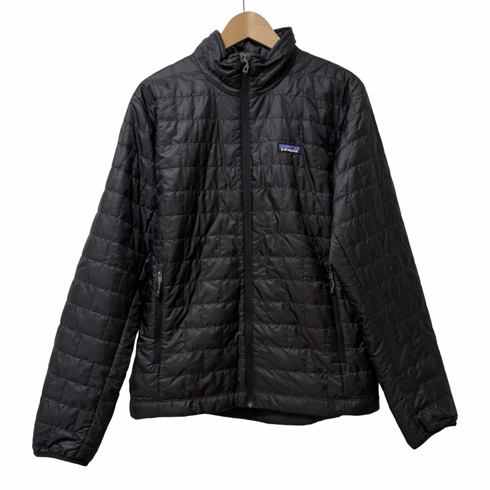 Patagonia Mens Nano Puff Full Zip Jacket Size M Black Lightweight Gorpcore NEW